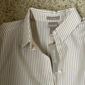 Chico’s oversized dress shirt